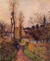 the path of basincourt 1884 Camille Pissarro scenery